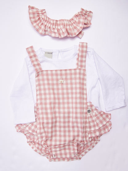 Cora Pink Overall