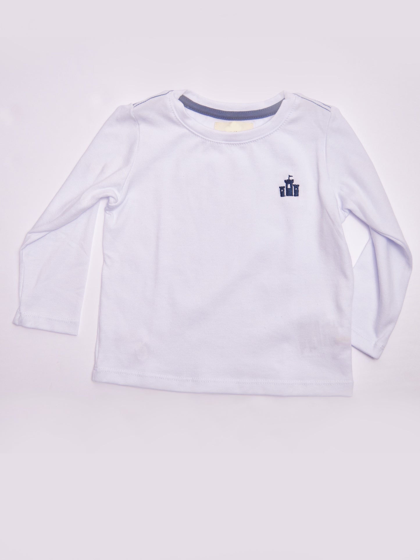 Castillitos Basic Long Sleeve White Shirt