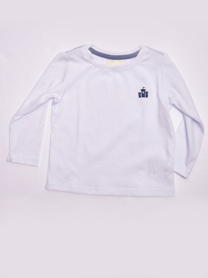 Castillitos Basic Long Sleeve White Shirt