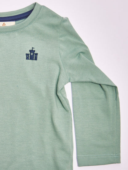 Castillitos Basic Long Sleeve Green Shirt