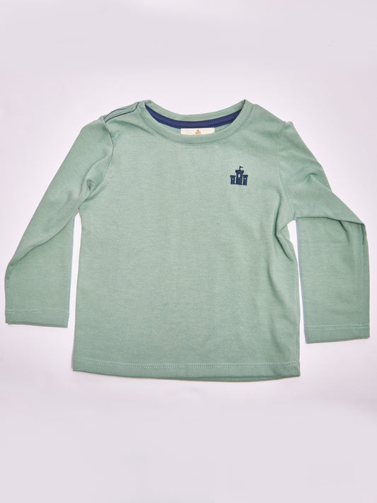 Castillitos Basic Long Sleeve Green Shirt