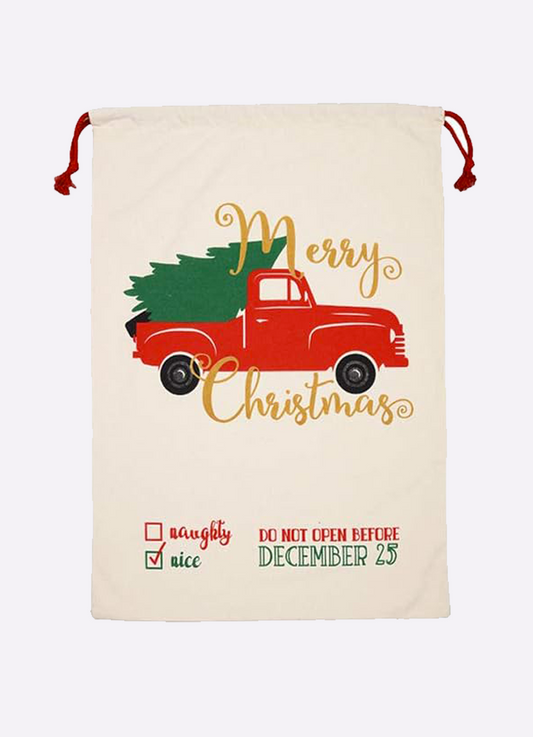 Santa Sack with Truck